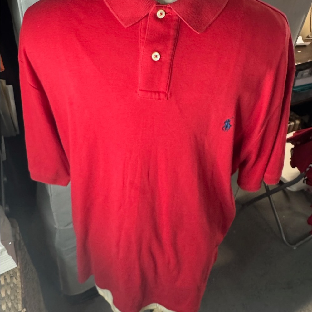 Polo by Ralph Lauren Red Polo Shirt Short Sleeve Casual